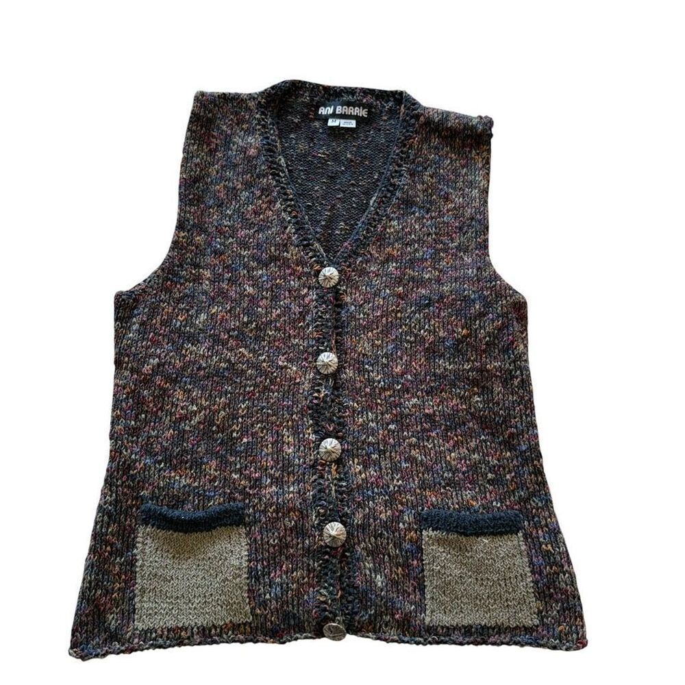 Ann Barrie vintage knit vest size medium